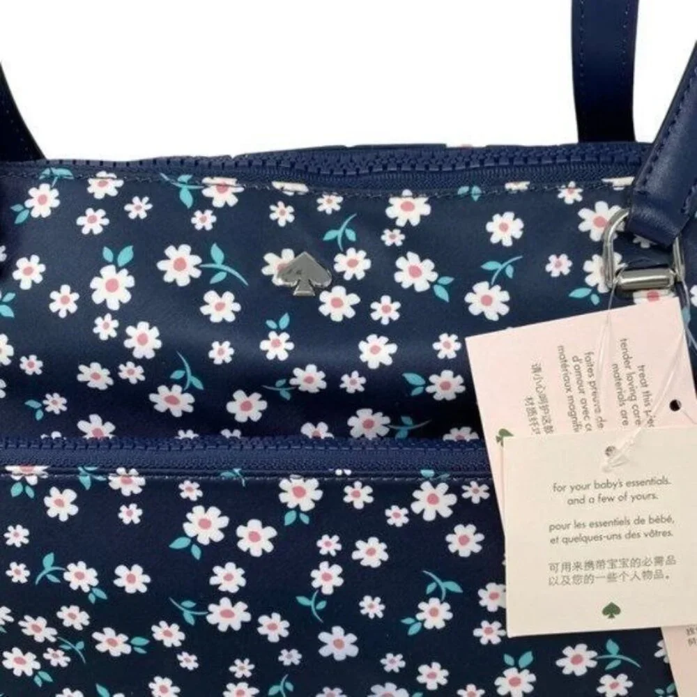 Kate Spade Jae Baby Bag in Blue Multi Floral NWT